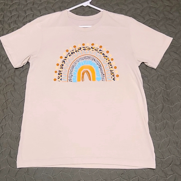 Lulu Mac Boho Rainbow Tshirt - Picture 1 of 4